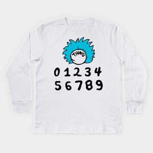 Thing 0123456789 Kids Long Sleeve T-Shirt